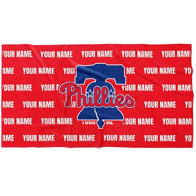 Chad & Jake Philadelphia Phillies 30" x 60" Personalized Horizontal Towel