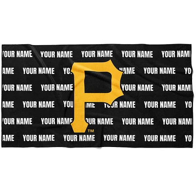 Chad & Jake Pittsburgh Pirates 30" x 60" Personalized Horizontal Towel