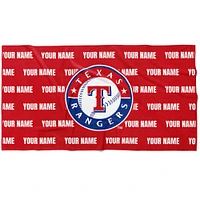Chad & Jake Texas Rangers 30" x 60" Personalized Horizontal Towel