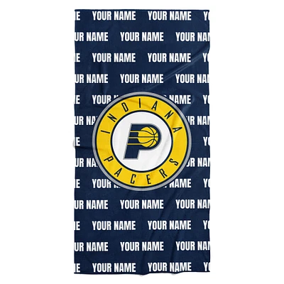 Chad & Jake Indiana Pacers 30" x 60" Personalized Repeat Vertical Towel