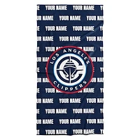 Chad & Jake LA Clippers 30" x 60" Personalized Repeat Vertical Towel