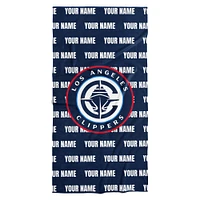 Chad & Jake LA Clippers 30" x 60" Personalized Repeat Vertical Towel