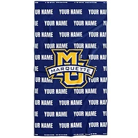 Chad & Jake Marquette Golden Eagles 30" x 60" Personalized Repeat Vertical Towel