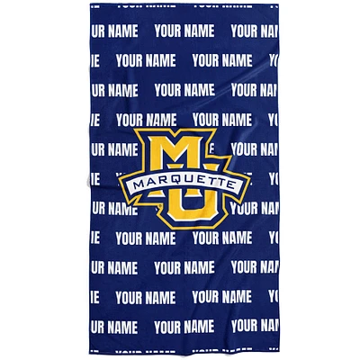 Chad & Jake Marquette Golden Eagles 30" x 60" Personalized Repeat Vertical Towel