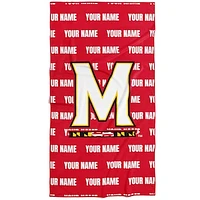 Chad & Jake Maryland Terrapins 30" x 60" Personalized Repeat Vertical Towel