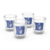 Tervis Duke Blue Devils 4-Pack 12oz. Emblem Tumbler Set