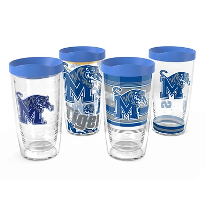 Tervis Memphis Tigers Four-Pack 16oz. Classic Tumbler Set