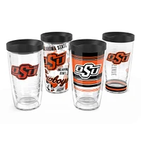 Tervis Oklahoma State Cowboys Four-Pack 16oz. Classic Tumbler Set