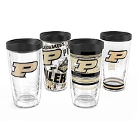 Tervis Purdue Boilermakers Four-Pack 16oz. Classic Tumbler Set