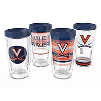 Tervis Virginia Cavaliers Four-Pack 16oz. Classic Tumbler Set