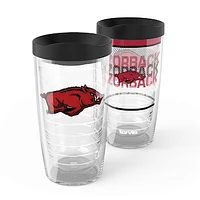 Tervis Arkansas Razorbacks 2-Pack 16oz. Competitor & Emblem Tumbler Set