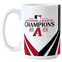 Arizona Diamondbacks 2023 National League Champions 15oz. Roster Sublimated Mug