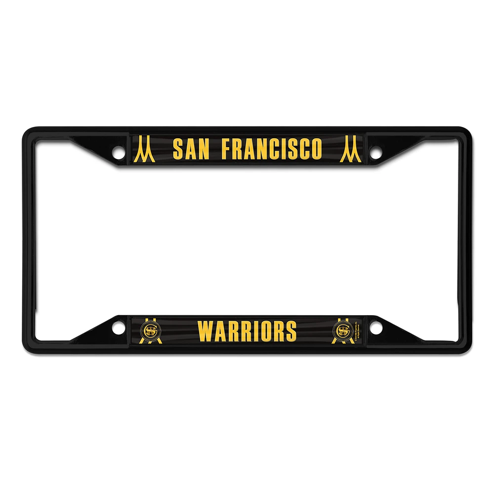 WinCraft  Golden State Warriors 2023/24 City Edition Metal License Plate Frame