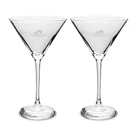 Elizabethtown Community and Technical College Two-Piece Traditional 10oz. Martini Glass Set