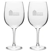 NMCC Falcon Two-Piece 19oz. Traditional Wine Glass Set