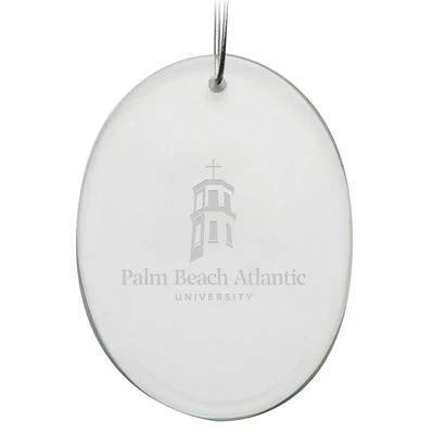Palm Beach Atlantic Sailfish 2.75'' x 3.75'' Glass Oval Ornament