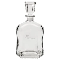 Jefferson Community College Cannoneers 23.75oz. Crystal Whisky Decanter