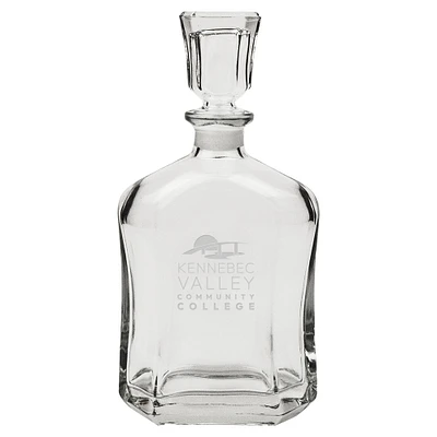 Kennebec Valley Community College 23.75oz. Crystal Whisky Decanter