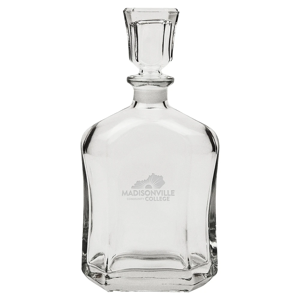 Madisonville Community College 23.75oz. Crystal Whisky Decanter