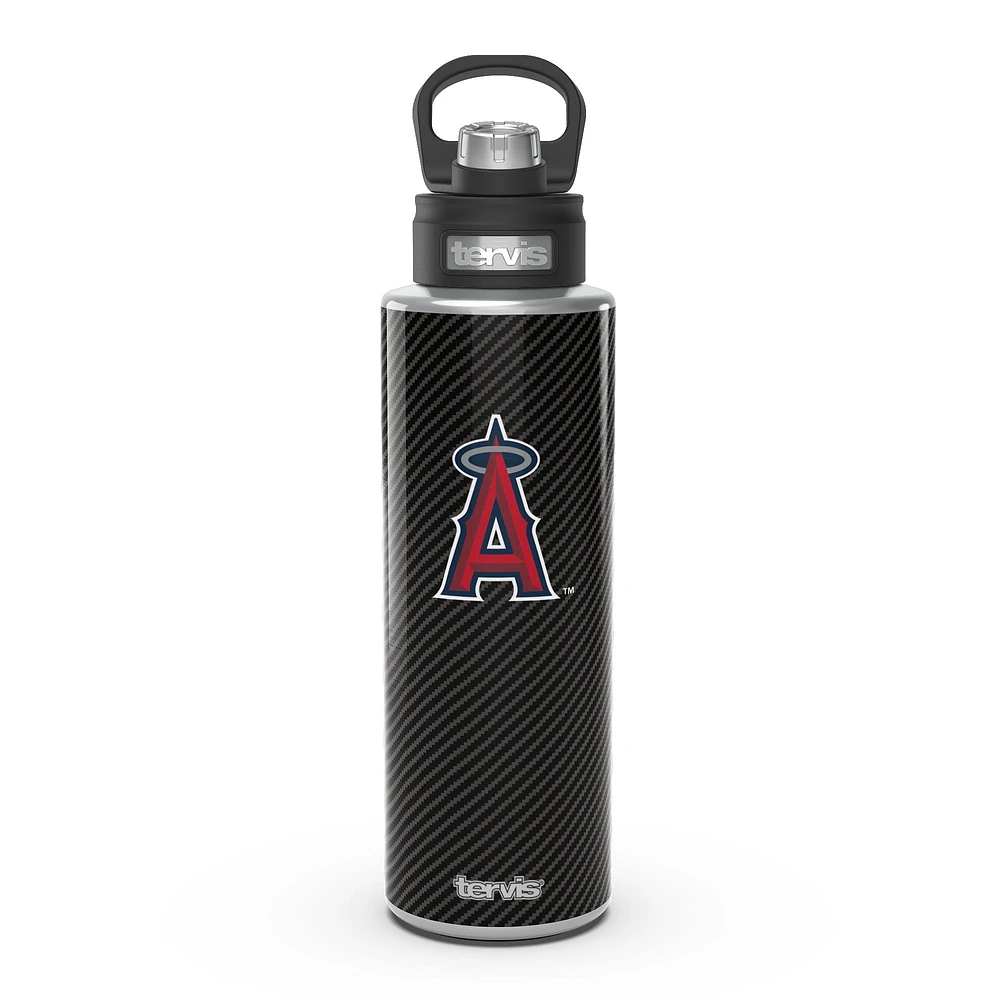 Tervis Los Angeles Angels 40oz. Carbon Fiber Wide Mouth Water Bottle