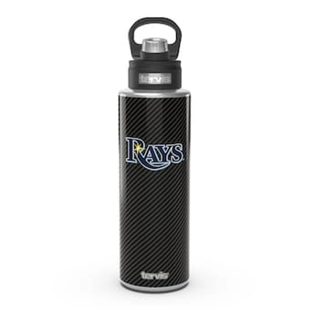 Tervis Tampa Bay Rays 40oz. Carbon Fiber Wide Mouth Water Bottle