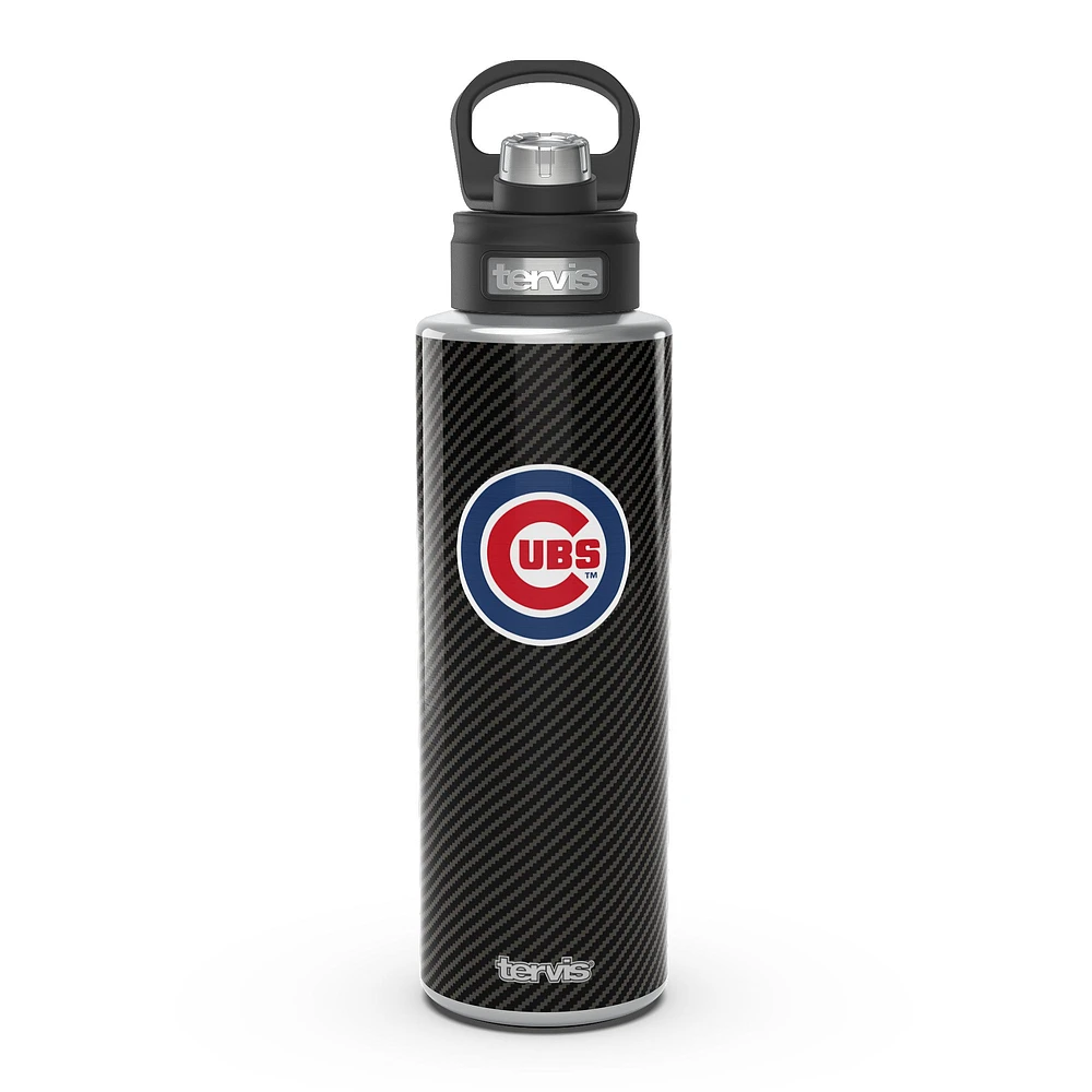 Tervis Chicago Cubs 40oz. Carbon Fiber Wide Mouth Water Bottle