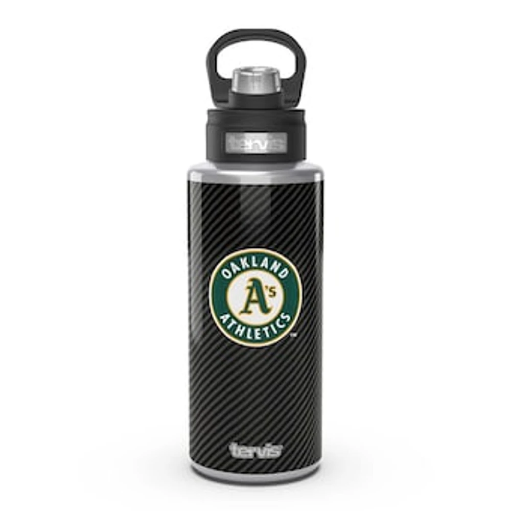 Tervis Oakland Athletics 32oz. Carbon Fiber Wide Mouth Bottle