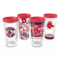 Tervis Boston Red Sox Four-Pack 16oz. Classic Tumbler Set