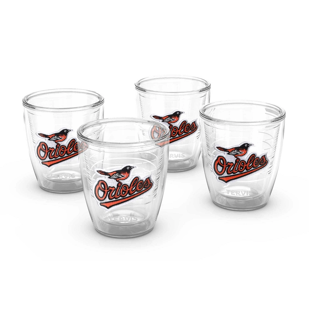 Tervis Baltimore Orioles Four-Pack 12oz. Emblem Tumbler Set