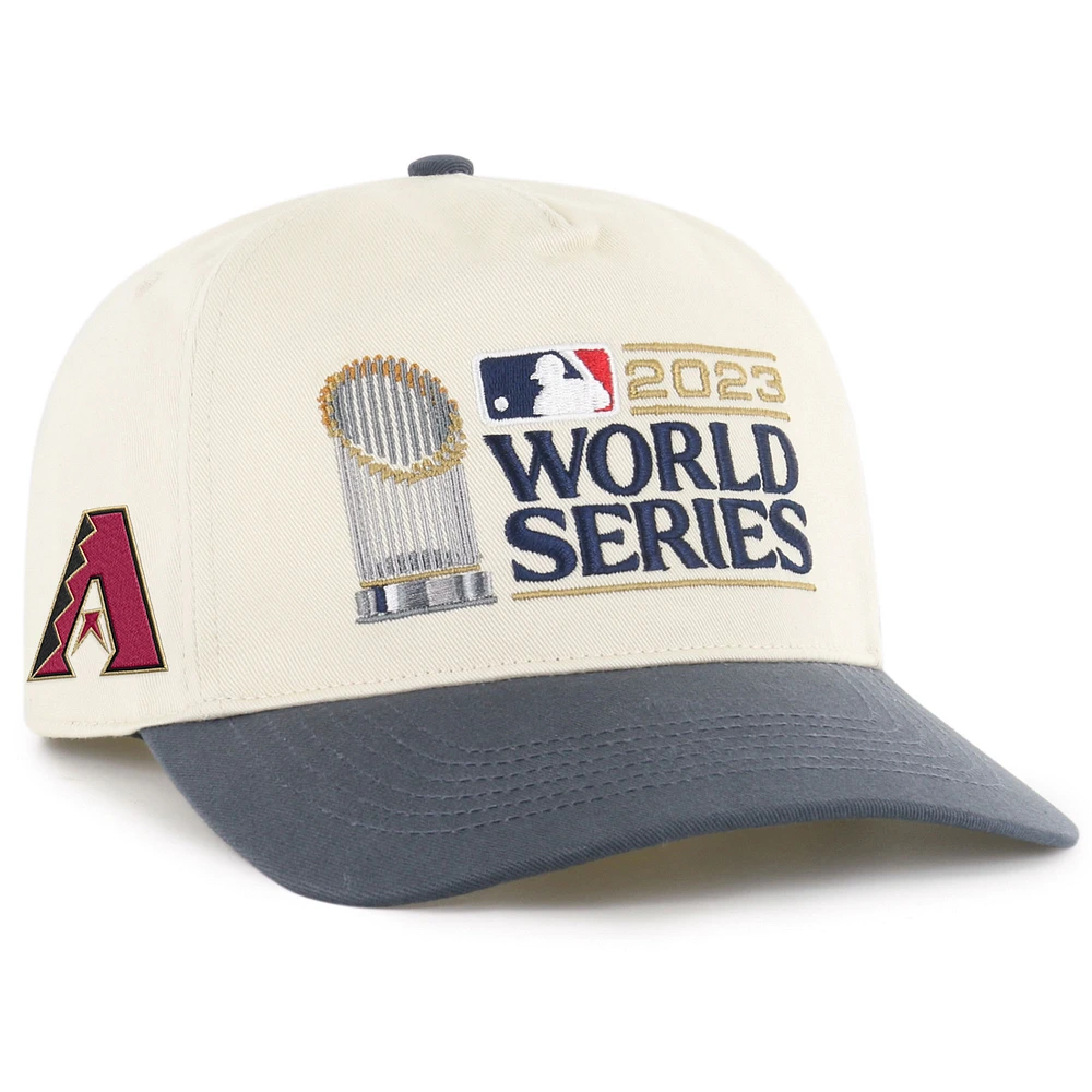 Men's '47  Cream/Navy Arizona Diamondbacks 2023 World Series Two-Tone Hitch Adjustable Hat