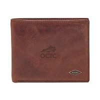 Fossil  Brown Owensboro Community and Technical College Ryan RFID Flip ID Bifold
