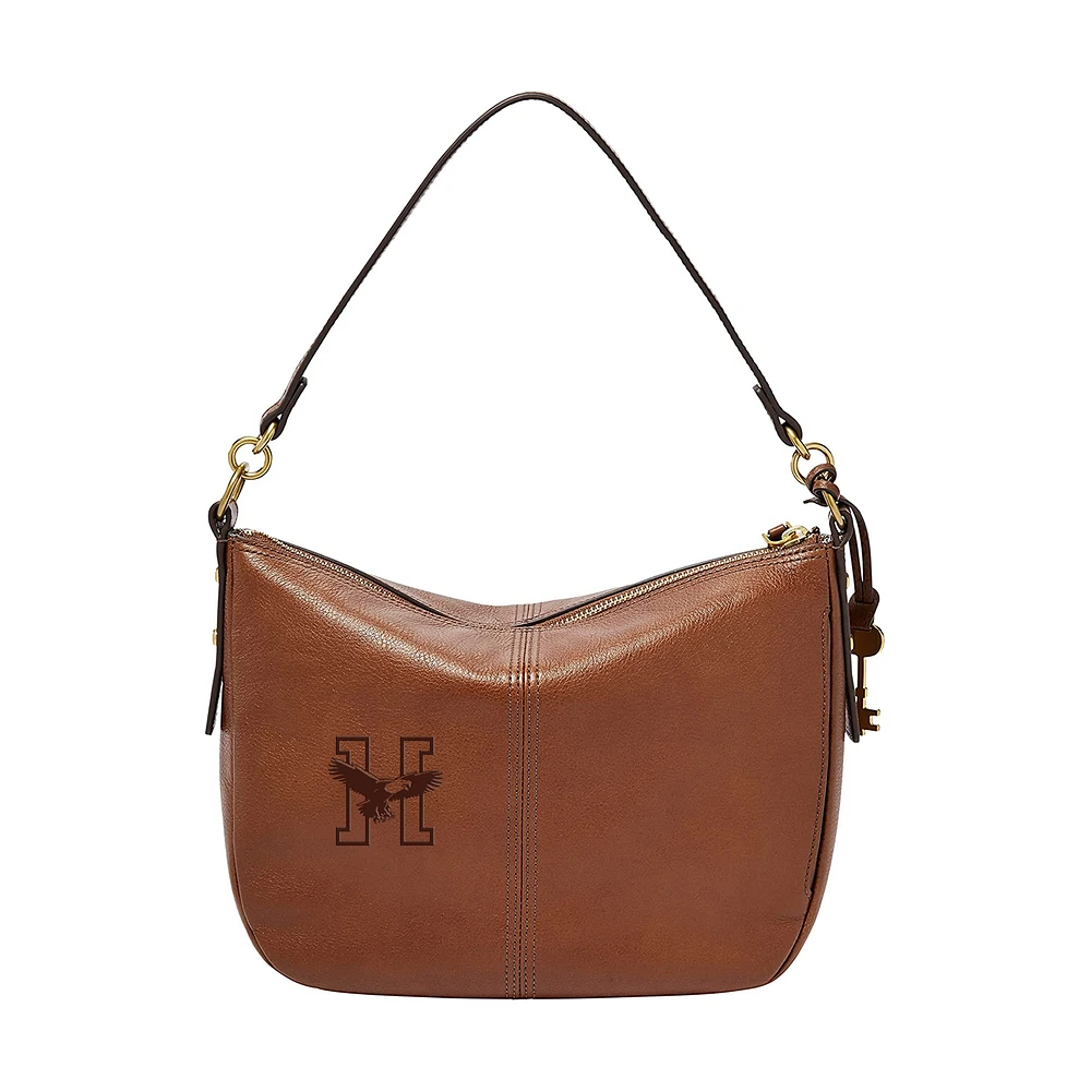 Women's Fossil Brown Husson University Eagles Jolie Crossbody Bag