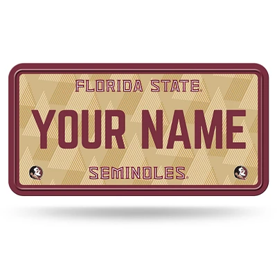 Florida State Seminoles 6" x 12" Personalized License Plate