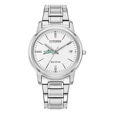 Women's Citizen Watch  Silver Florida Gulf Coast Eagles Eco-Drive White Dial Stainless Steel Watch