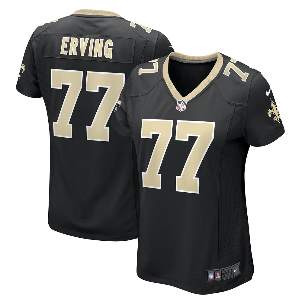 Women's Nike Cameron Erving  Black New Orleans Saints Game Jersey