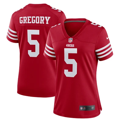 Women's Nike Randy Gregory  Scarlet San Francisco 49ers Game Jersey