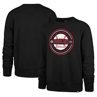 Men's '47 Black Arizona Diamondbacks 2023 National League Champions Headline Crewneck Pullover Sweatshirt