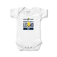 Newborn & Infant Chad Jake  White Indiana Pacers Legend Bodysuit