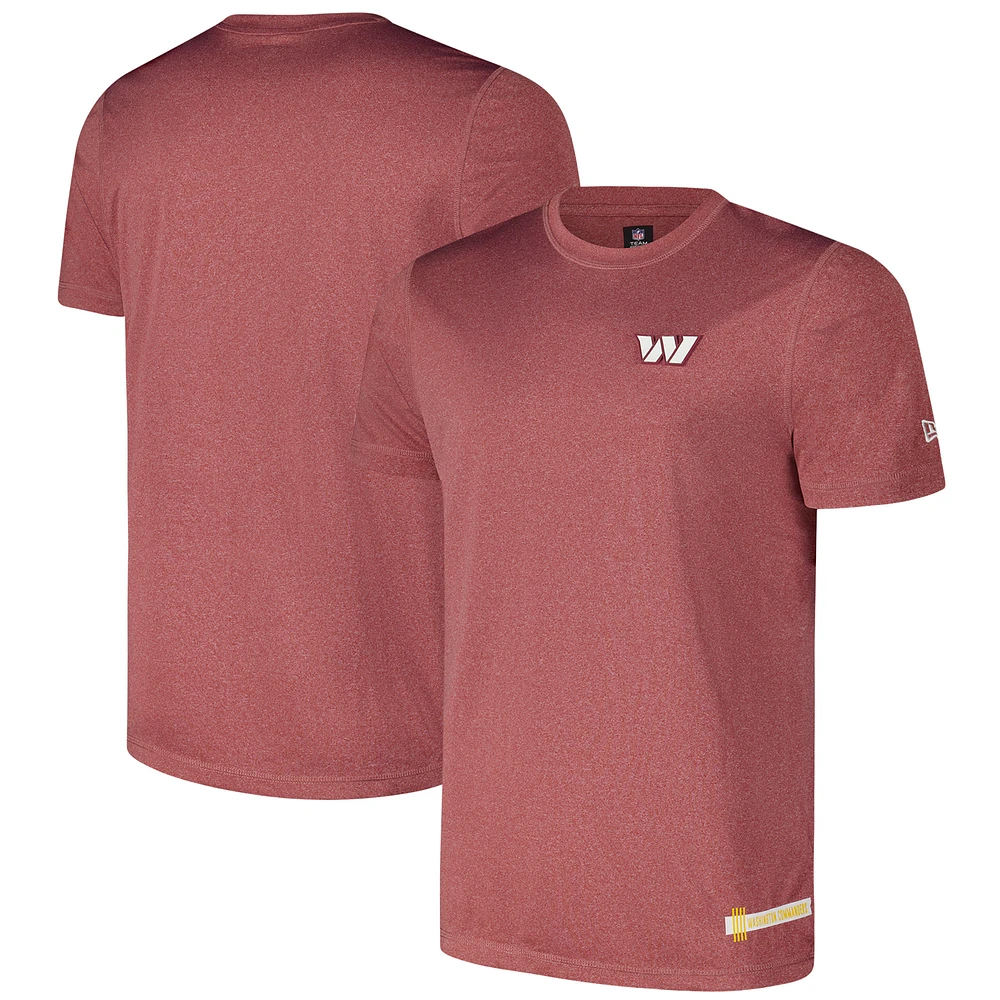 Men's New Era Burgundy Washington Commanders 2024 NFL Training Camp T-Shirt