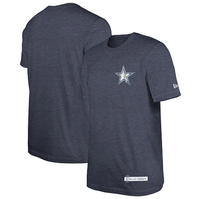 Men's New Era Heather Navy Dallas Cowboys 2024 NFL Training Camp T-Shirt