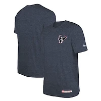 Men's New Era Heather Navy Houston Texans 2024 NFL Training Camp T-Shirt