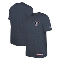 Men's New Era Heather Navy Houston Texans 2024 NFL Training Camp T-Shirt