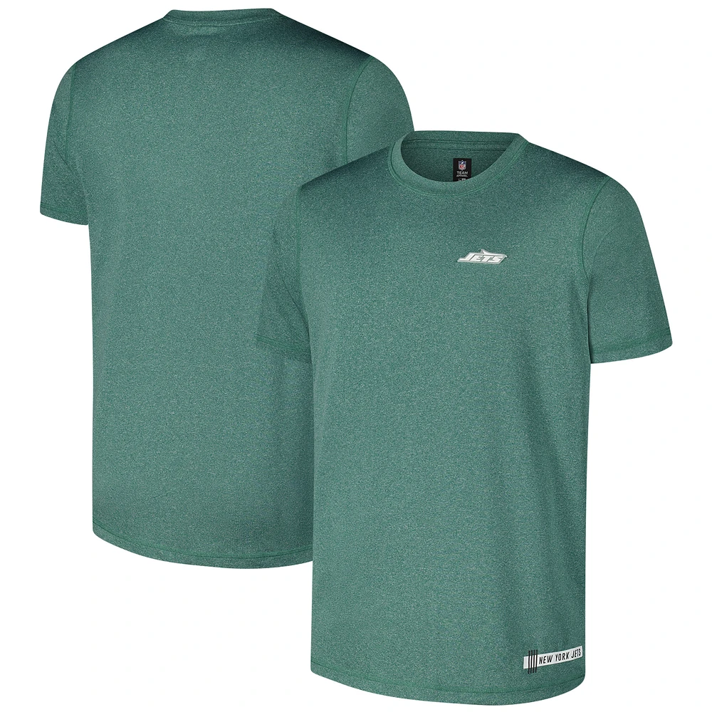 Men's New Era Heather Green York Jets 2024 NFL Training Camp T-Shirt