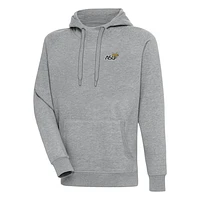 Men's Antigua  Heather Gray Alabama State Hornets Victory Pullover Hoodie