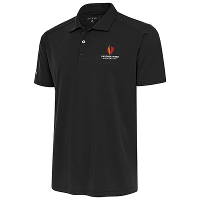 Men's Antigua  Charcoal Gardner-Webb Bulldogs Tribute Polo