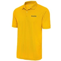 Men's Antigua  Gold Emory Eagles Legacy Pique Polo