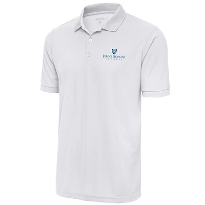 Men's Antigua  White Johns Hopkins Blue Jays Legacy Pique Polo