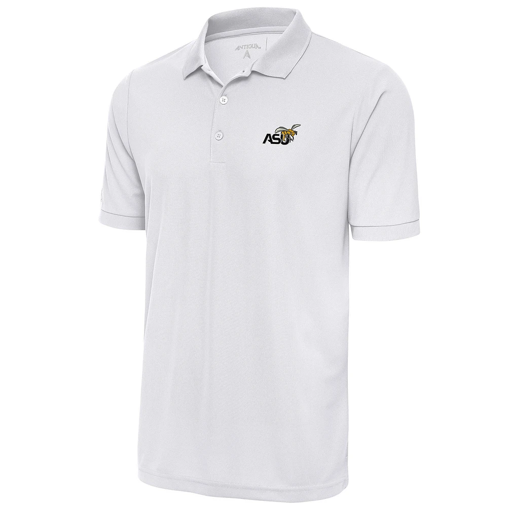 Men's Antigua White Alabama State Hornets Legacy Pique Polo