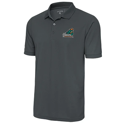 Men's Antigua  Pewter Coastal Carolina Chanticleers Legacy Pique Polo
