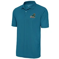 Men's Antigua  Teal Coastal Carolina Chanticleers Legacy Pique Polo